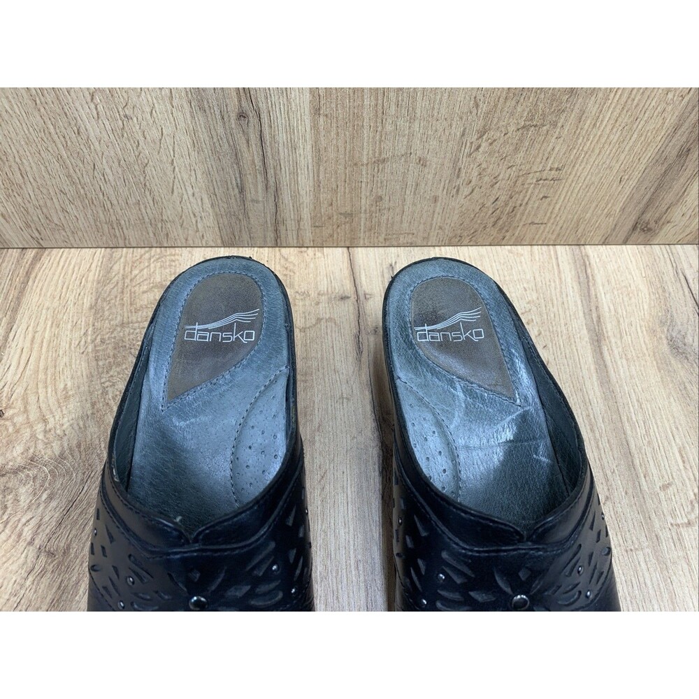 Dansko Women's Clogs Mules Slip On Leather Comfort Shoes Studs Size US 8 Eur 38 - Picture 8 of 16